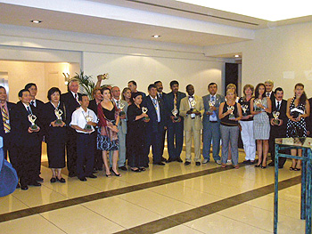 Among the laureates in Rome: General Manager of “Beogradske elektrane” at the reception in Otherways International Management and Consulting, July 7, 2008